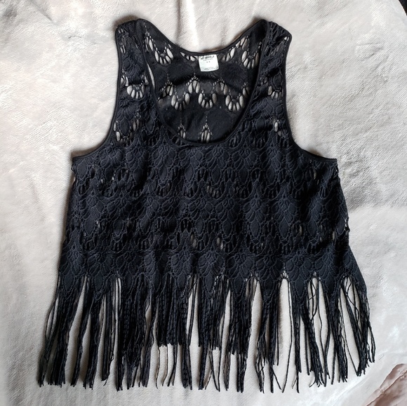 Free People Tops - NWOT FREE PEOPLE INTIMATELY Fringe Lace Tank M